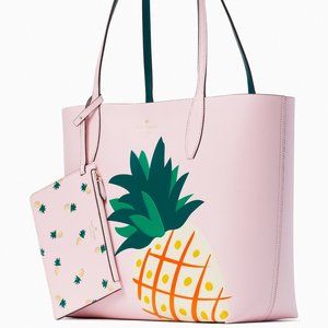 Kate Spade Pink Pineapple Tote Bag